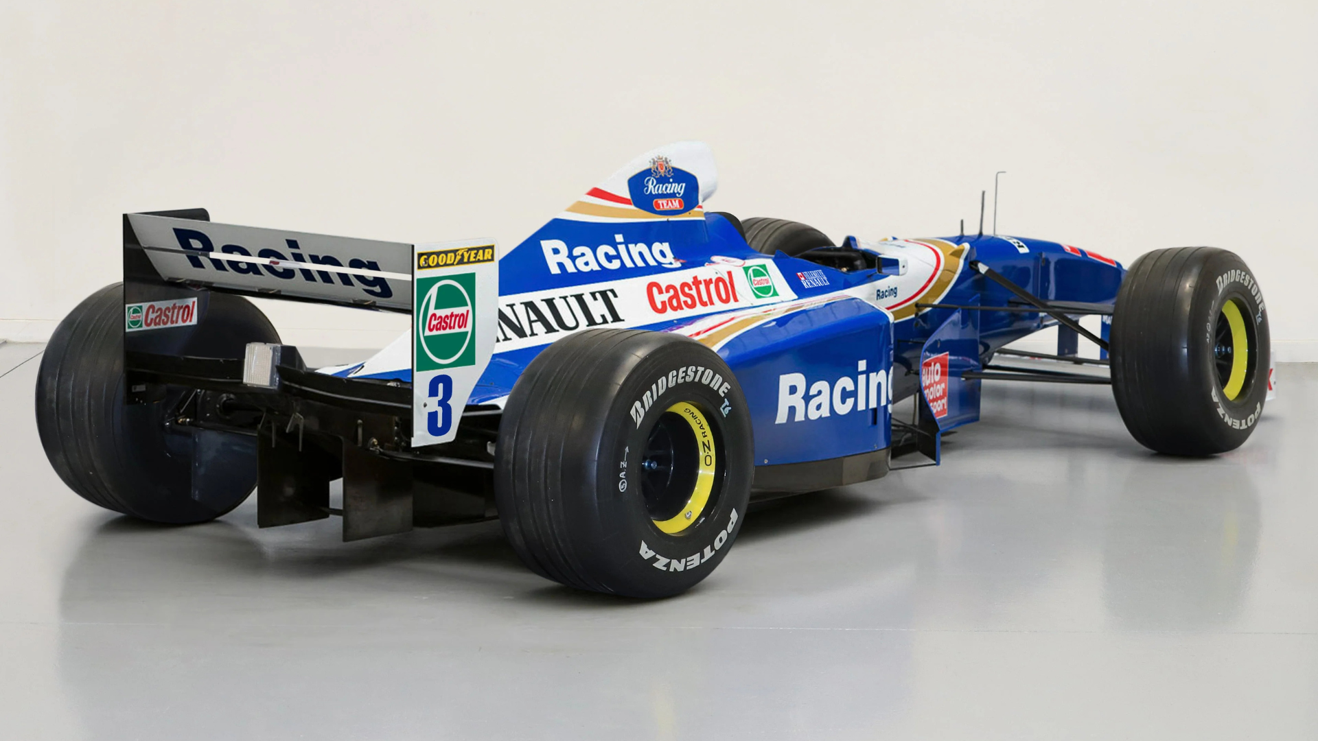 1997 Williams FW19 Championship winning car driven by Villeneuve.