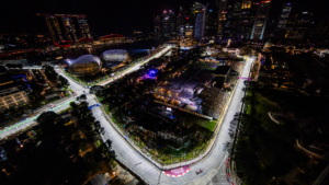 One of the hardest tracks in F1, Marina Bay Circuit in Singapore