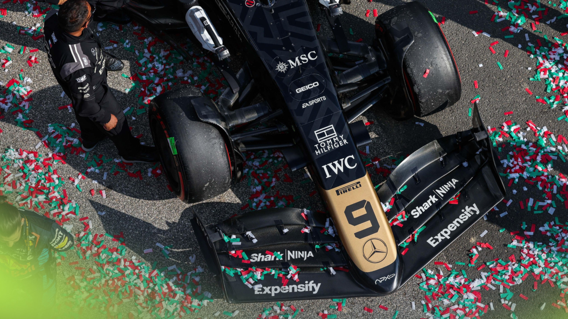 Apex GP car from the Formula 1 Movie, highly successful venture featuring many higest paid 2025 F1 drivers.