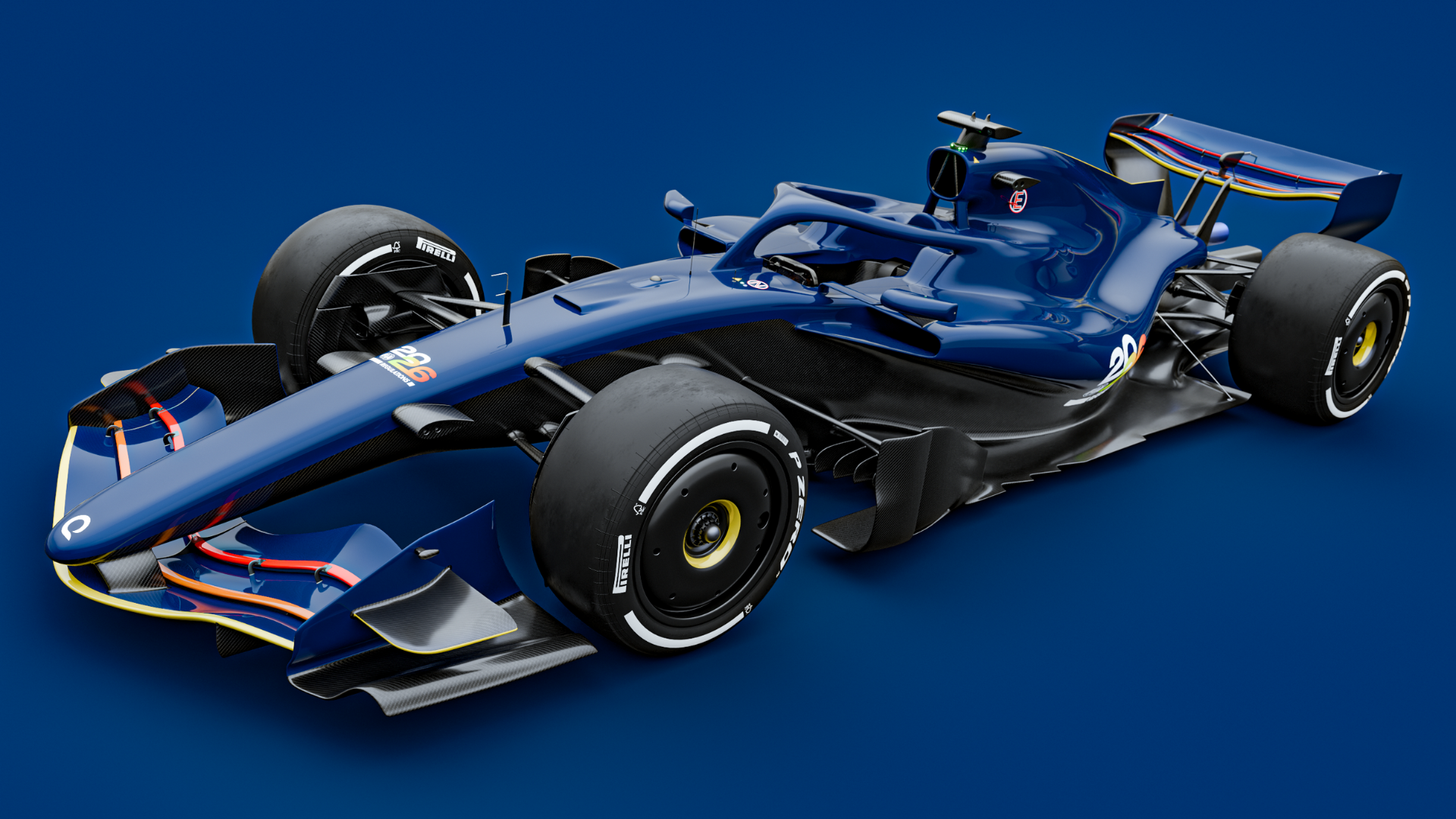 2026 Formula 1 car concept showing smaller chassis, lighter design, and simplified aerodynamics under new F1 regulations