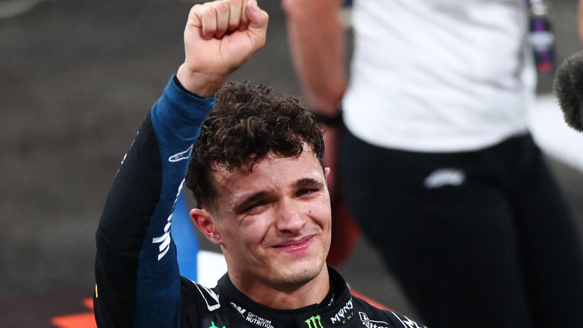 Lando Norris wins the F1 Drivers Championship in Abu Dhabi while being in an emotional state.