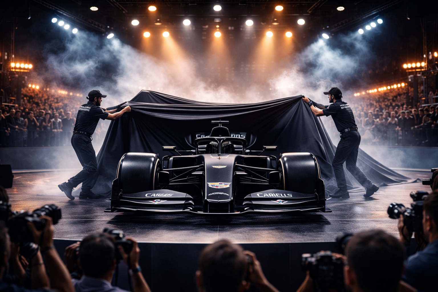 Cadillac Formula 1 car reveal showing how F1 launch events work
